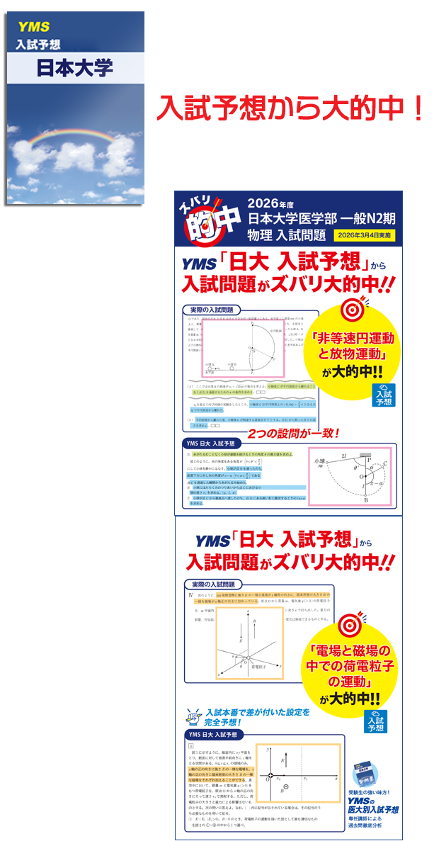 日本大学医学部 一般N2期（物理）