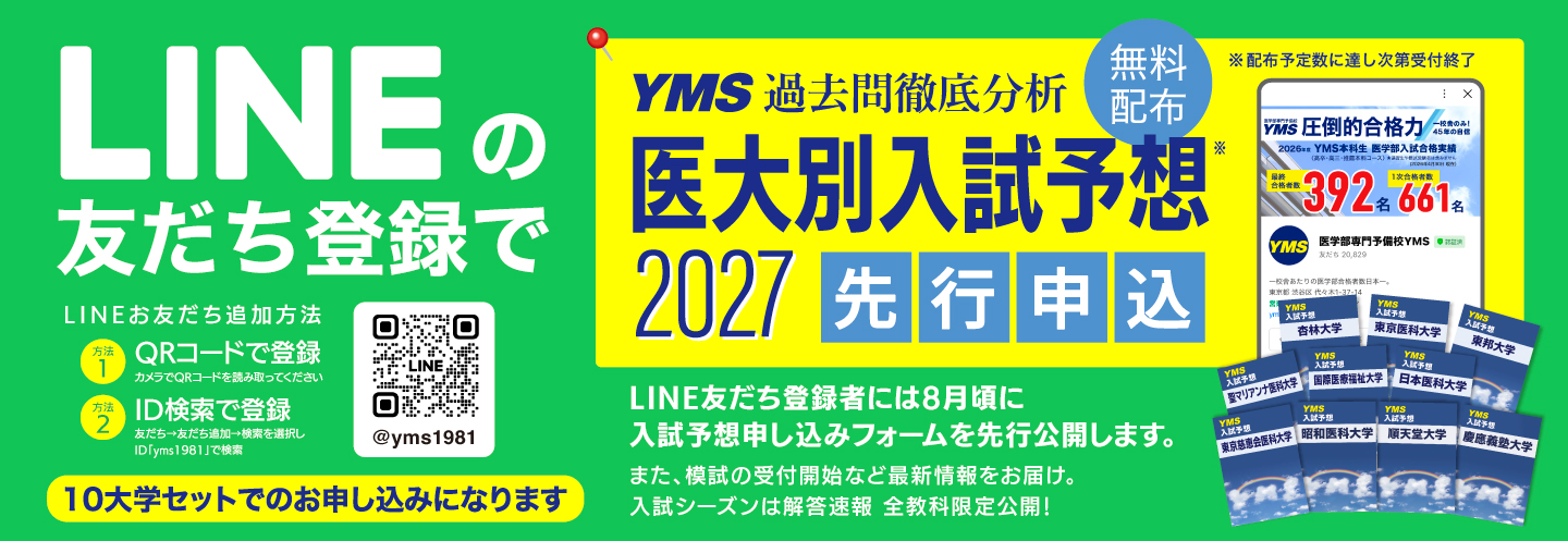 YMS医大別入試予想2027